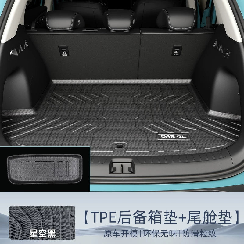 25 BYD Hiace 05EV Xüsusi Baqaj Döşəməsi TPE Quyruq Qutusu Döşəməsi Ön və Arxa Avtomobil Aksesuarları 05