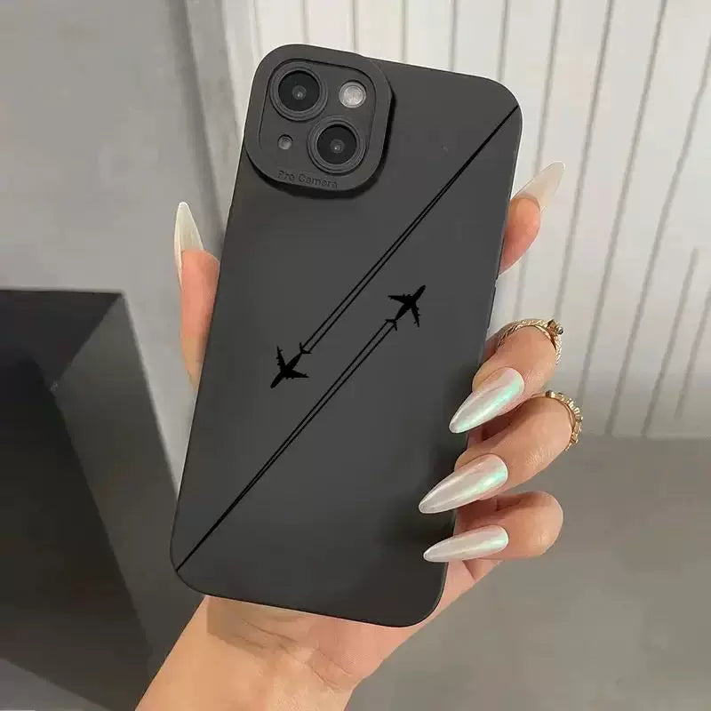 iPhone 15 Pro Max 14 üçün Premium Təyyarə Modelli Telefon Çantası