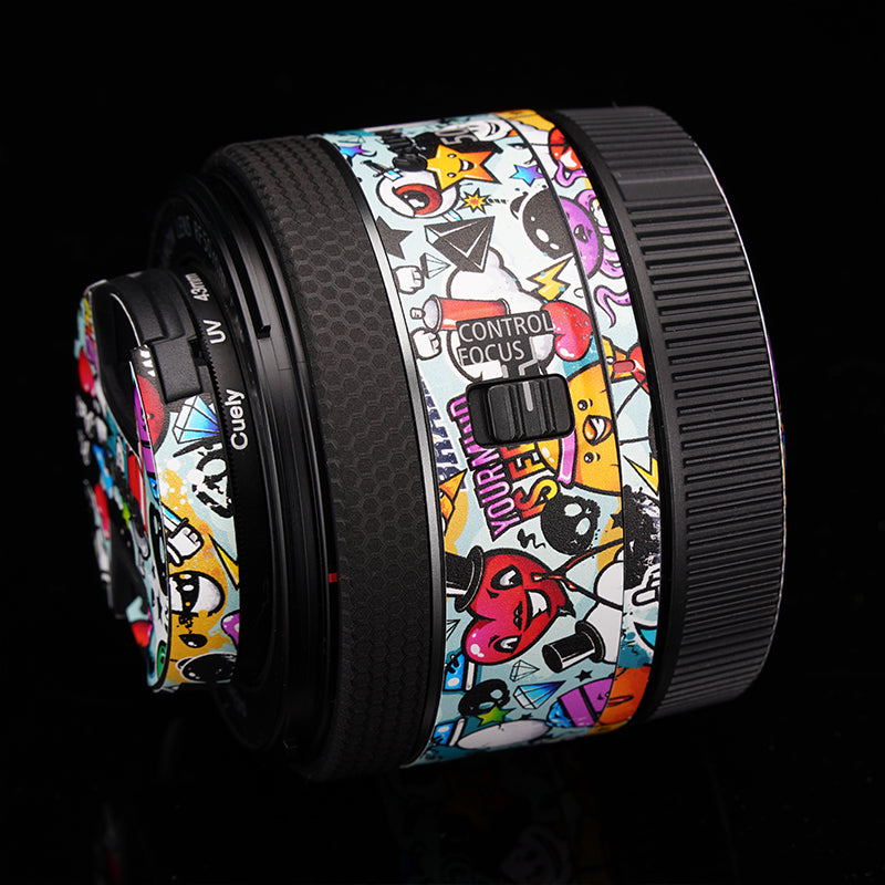 Meibentang Canon RF50F1.8 STM obyektiv qoruyucu film 16F2.8 tam örtülü stiker 3M üçün uyğundur