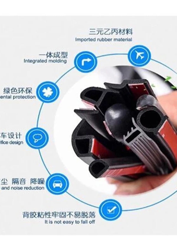 Special sealing strips for the Audi A4L car for the A, B and C pillars, instrument panel, trunk, doors and center console; sound and dust insulation strips.