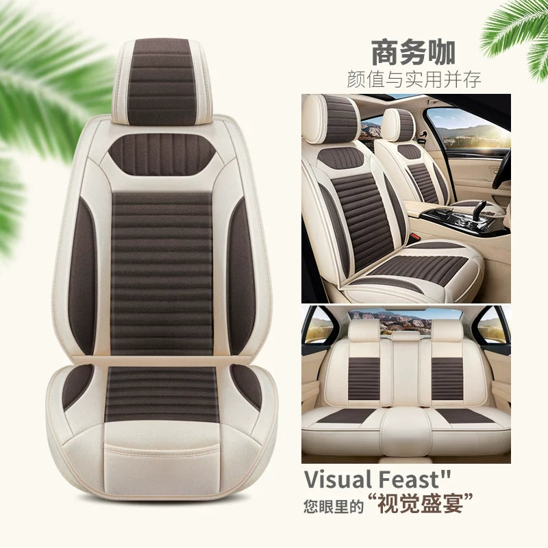 Xüsusi olaraq Dongfeng Nissan Tiida bütün mövsümlər üçün tam örtüklü avtomobil oturacaqları yastıqları və köhnə Nissan Tiida oturacaq üzlükləri (kətan) üçün hazırlanmışdır.