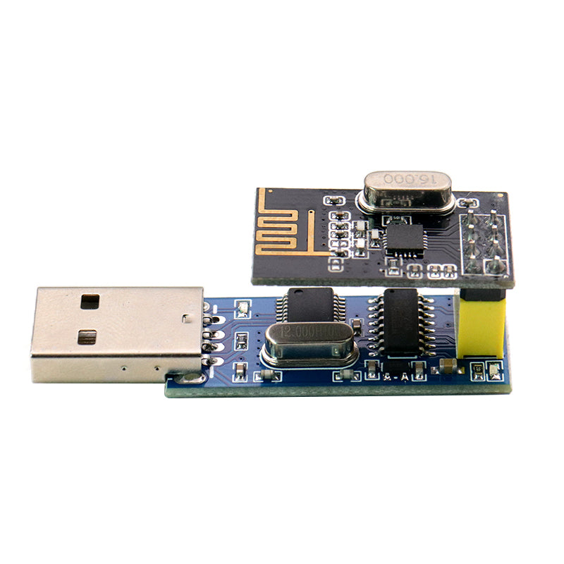 USB simsiz serial port modulu seriya portu nRF24L01 + rəqəmsal rabitə uzaqdan idarəetmə əldəetmə modulu nRF2401