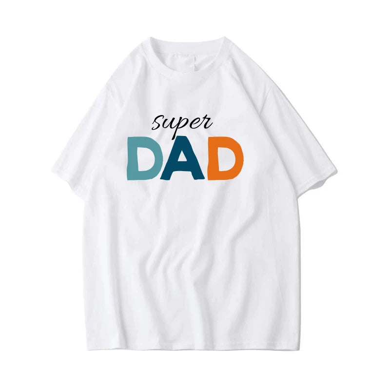 Koreya üslubunda oğlan və qız uşaqları üçün yay ağ hərfli futbolka, dairəvi yaxalı, qısa qollu gündəlik.