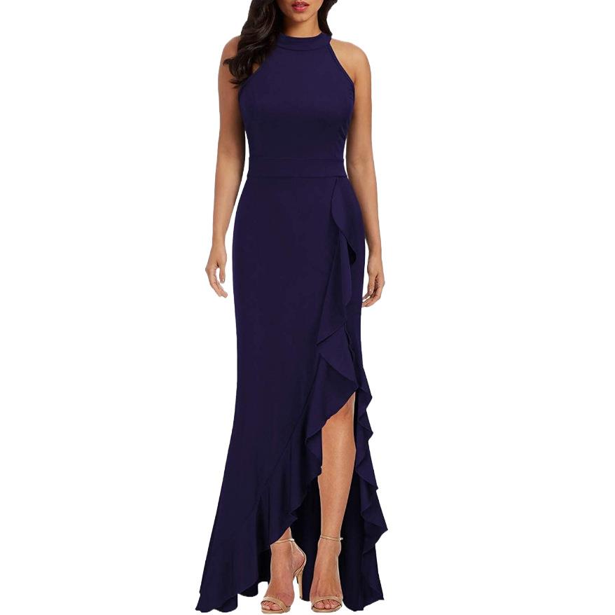 Qadın Donu Kokteyl Ziyafət Axşam Donu Uzun Don