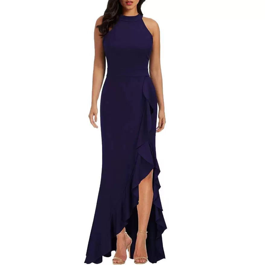 Qadın Donu Kokteyl Ziyafət Axşam Donu Uzun Don