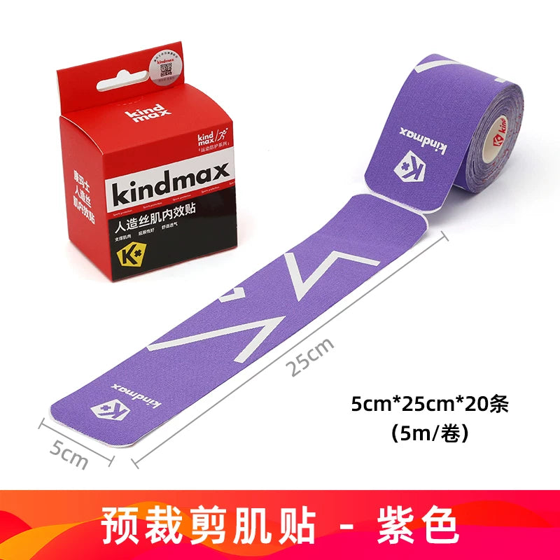 Kangmax əzələ yaması idman sarğı, idmançı üçün xüsusi əzələ yaması, marafon diz və ayaq biləyi üçün əvvəlcədən kəsilmiş əzələdaxili yamaq