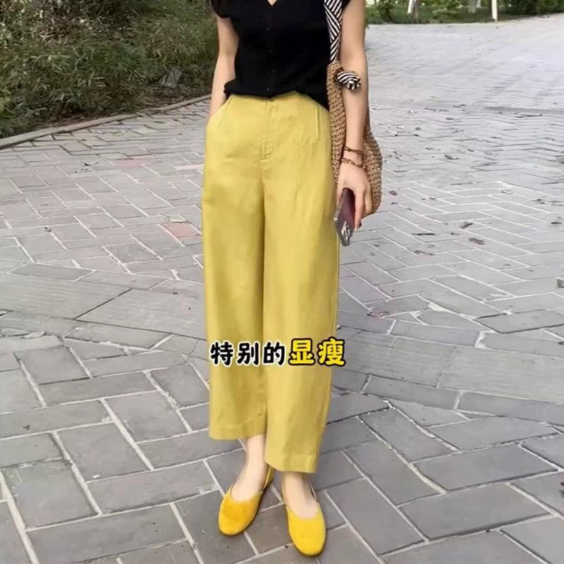 Böyük ölçülü, köhnə dəbli qadınlar üçün hərəm şalvarları, 2026-cı il yayı, nazik model, böyük ölçülü və kiçik bədən quruluşlu qadınlar üçün qısa şalvarlar, geniş, şar formalı şalvarlar.