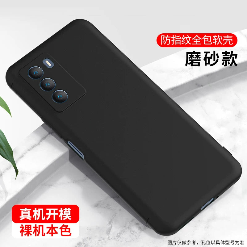 Şaxtalı vivoy100i y200 y300pro cib telefonu korpusu vivo y97 y93 yeni y78+ y600Pro yumşaq silikon y77e y76s y74s qoruyucu y73t qutusu y500 üçün uyğundur