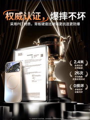 Haoqi yeni Magsafe maqnit iPhone 17 Pro Max telefon korpusu, tam örtüklü, iPhone 16 Pro və 15 Plus üçün düşmədən qorunma, premium hiss, 14 düymlük qoruyucu korpus, kişilər və qadınlar üçün ultra nazik mat sərt qabıq.