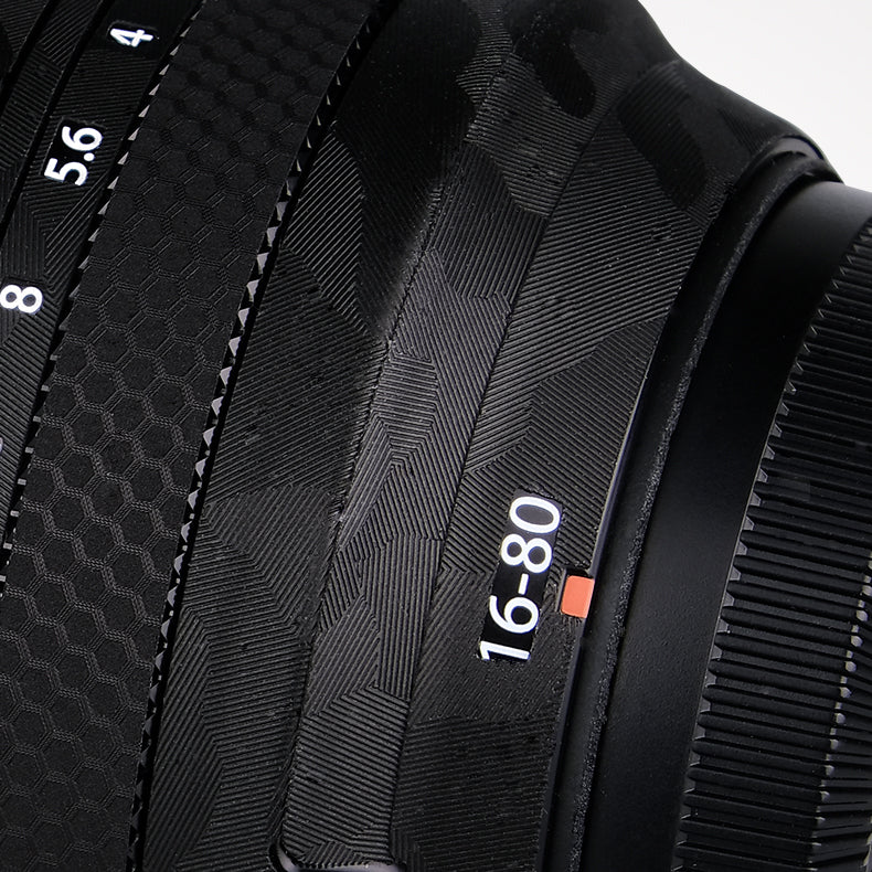 Meibendo Fuji XF16-80 F4 lens üçün uyğundur qoruyucu film karbon fiber 1680 stiker buzlu tutqun dəri stiker 3M