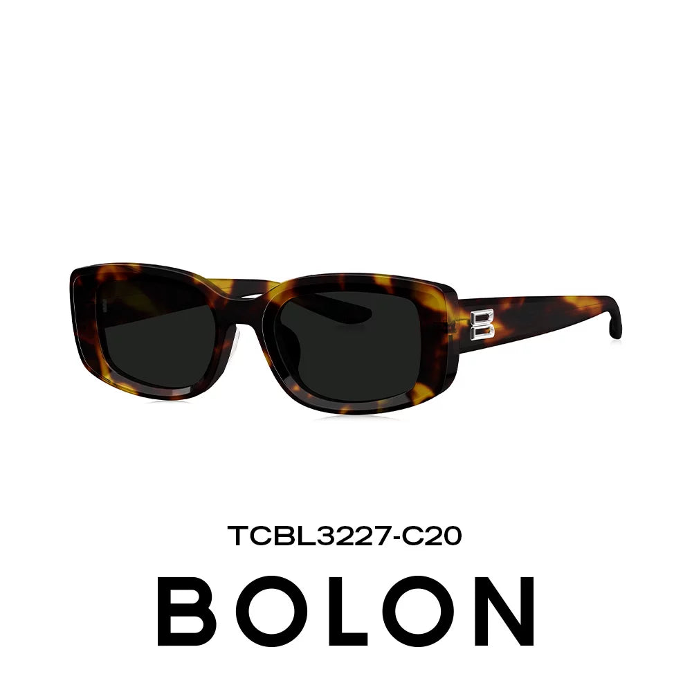 BOLON Tyrannosaurus Eynəkləri Xarici Polarizasiyalı Günəşdən Qoruyucu Gün Eynəkləri Kişilər üçün Moda Çox Yönlü Kvadrat Çərçivəli Gün Eynəkləri Qadın BL3227