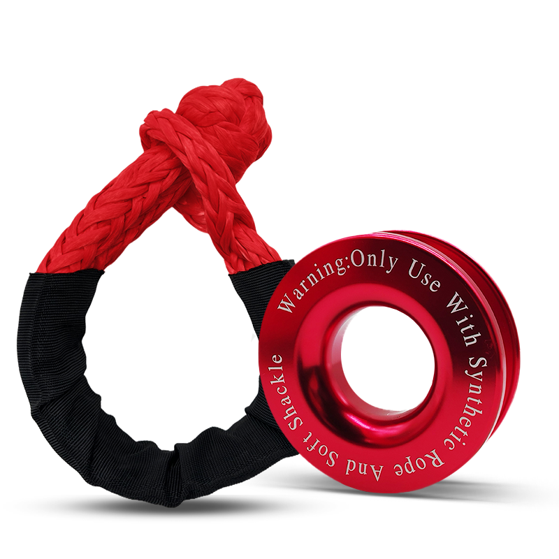 Ultra-high molecular weight polymer soft shackle rope, fiber braid shackle rope, soldered tow rope, outdoor towing rope, 17 tons