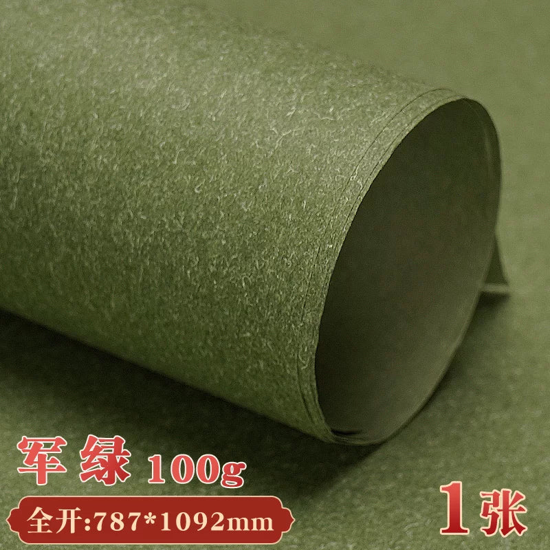 Yuanhao rəngli marka kağızı tam açıq karton meşə yaşıl teksturalı kağız Kunling kağızı 1K ekoloji cəhətdən təmiz uşaq bağçası xüsusi yaşıl fon kağızı əl işi böyük vərəq isti açıq ərik Morandi bej mavi qəhvəyi