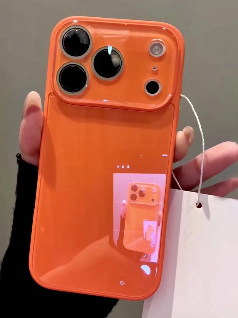 Koreya ins şəffaf konfet rəngli şüşə qabıq kristal lens filmi iPhone17PROMAX cib telefonu üçün uyğundur dopamin dəri hissi Apple 16/15 niş 14/13 yüksək səviyyəli məna 12 qoruyucu örtük