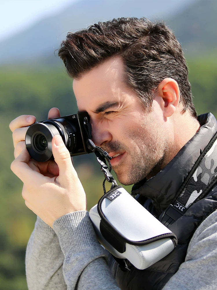 JJC, Sony güzgüsüz kameranın daxili çantası üçün uyğundur A6600 A6100 A6500 A6000 A5100A6300 A6400 ZV-E10 Sigma FP qoruyucu çanta saxlama qalınlaşdırılmış suya davamlıdır.