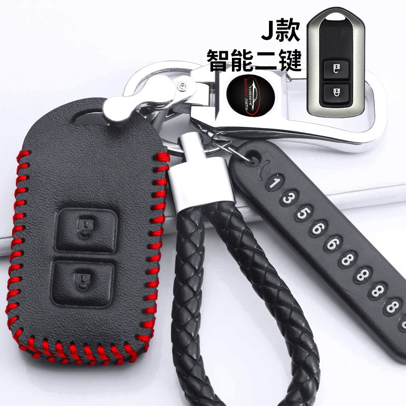Toyota açar üzlükləri, Levin, Camry, Highlander, RAV4, Avalon və Corolla avtomobil açar üzlükləri, orijinal dəri üçün uyğundur.