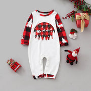 Milad pijamaları ailə dəsti Milad Qadın Kişilər üçün uşaq pijamaları