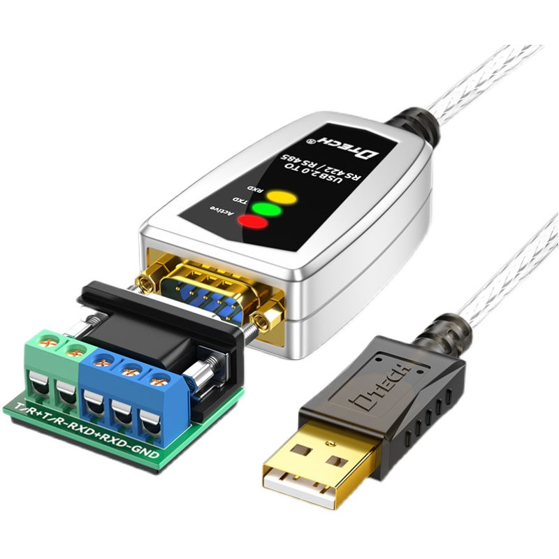 Dite usb to rs232/485/422 serial port converter 9-pin com fotoelektrik izolyasiya sənaye dərəcəli DT-5119