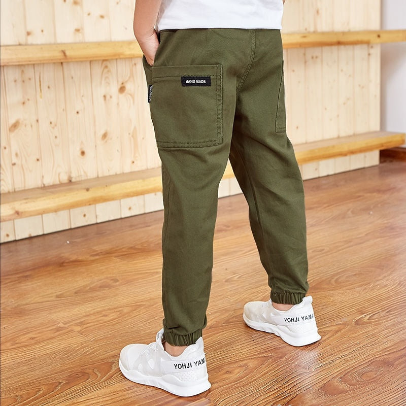 Uşaq şalvarı oğlanlar üçün cizgi filmi körpə geyimləri Yeni doğulmuş körpə