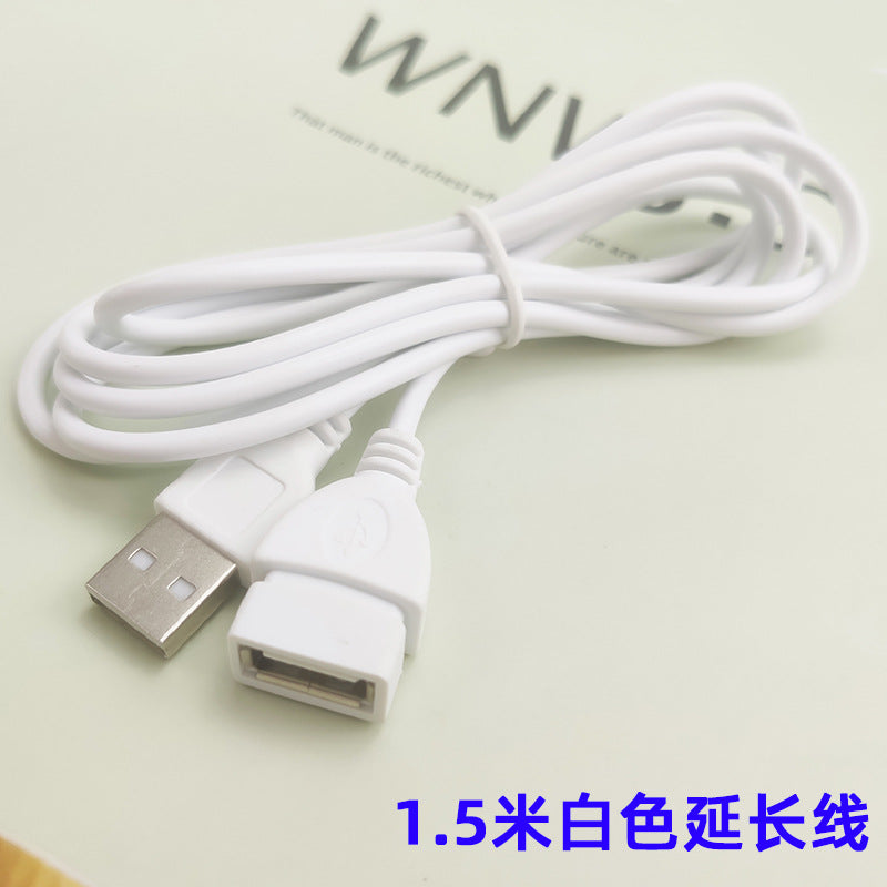 USB fan uzatma kabeli kişidən qadına kiçik elektrik ventilyatoru uzatma kabeli sürücülük qeyd cihazı enerji təchizatı kabeli iki nüvəli kabel