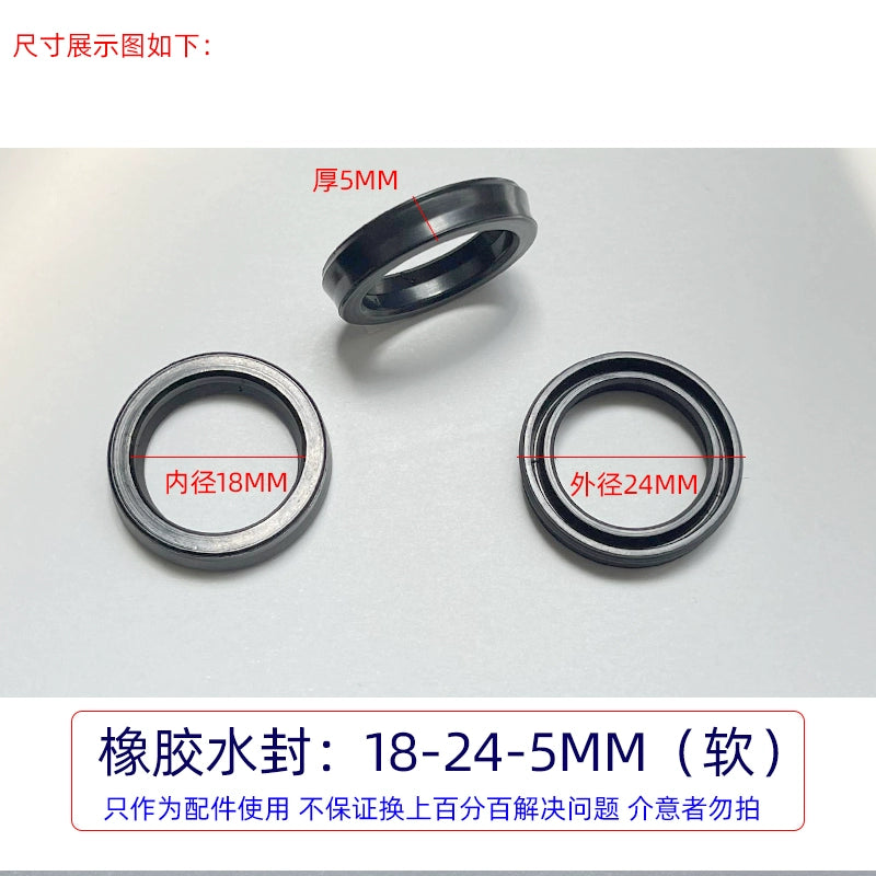 Ümumi təyinatlı rezin əsas və köməkçi su möhürü 1812 ultra yüksək təzyiqli təmizləyici maşın avtomobil paltaryuyan maşınının nasos başlığı Əsas su möhürünün yağ sızdırmazlığının təmir dəsti