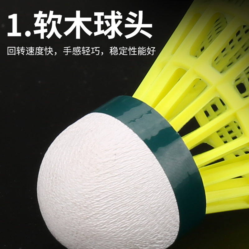 Victor VICTOR victory NS3000/2000 neylon top davamlı və qırılmaz plastik badminton küləyə davamlı 6 paket
