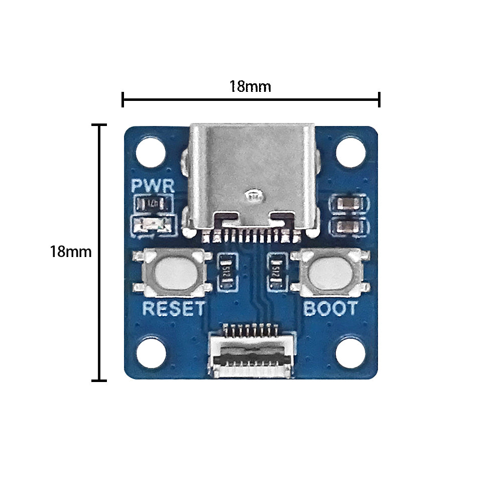 ESP32-S3-Tiny mikro nəzarətçi inkişaf lövhəsi Wi-Fi və Bluetooth ikili rejimli simsiz rabitəni dəstəkləyir