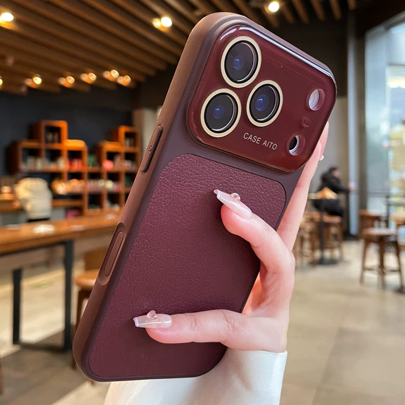 Apple 16 mobil telefon qutusu üçün uyğundur iphone16promax yeni dəri toxuması saniyə ərzində dəyişir 17 seriya lens filmi 15pro yüksək səviyyəli AI düyməsi hər şey daxil olmaqla 14 yıxılmağa qarşı qoruyucu örtük 13 qabıq
