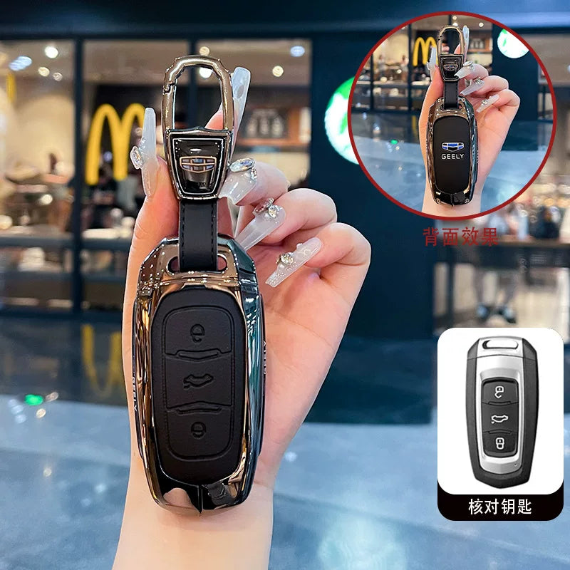 Geely Jiaji açar örtüyü, Geely Haoyue PRO, Xingyue L, Boyue, Binyue, Emgrand və Binrui avtomobil çantası klipləri üçün uyğundur