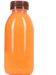 Böyük ağızlı plastik şüşə qida dərəcəli möhürlənmiş şüşə qatılaşdırılmış şəffaf şirəsi şüşəsi, qapaqlı portativ götürmə maye qablaşdırması