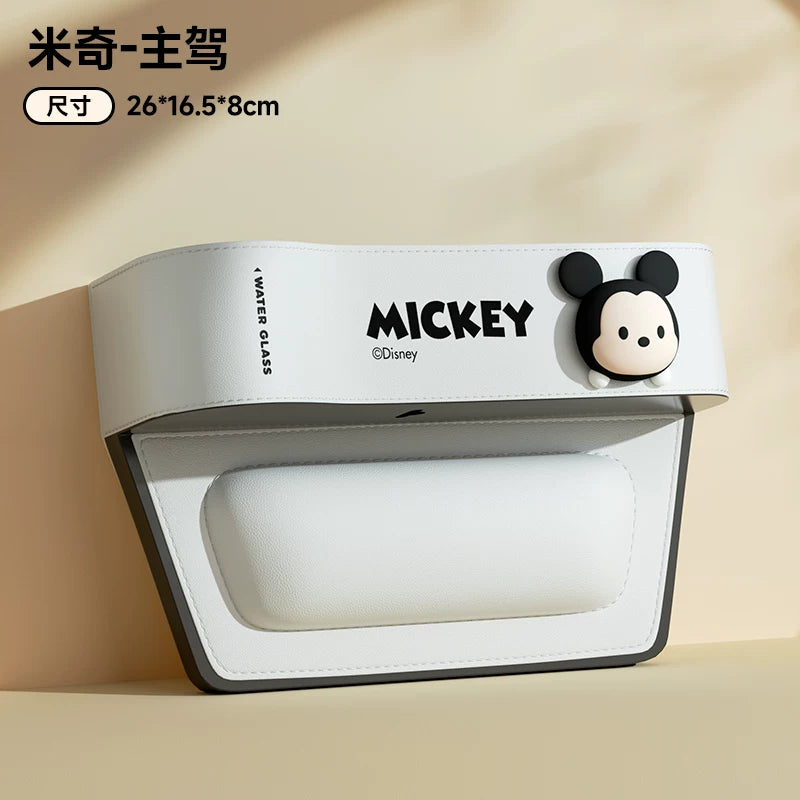 Spaces between seats, essential car accessories, Disney car storage box for passenger seat.