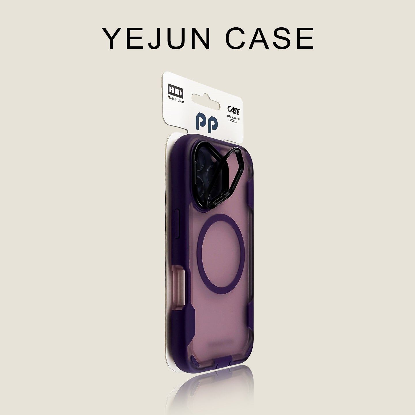 Yejun 17 Apple 16 mobil telefon qutusu üçün uyğundur açıq bənövşəyi mötərizə çərçivəsi iphone16promax müdafiə üç davamlı maqnit emiş 15pro düşməyə qarşı 14 qalınlaşdırılmış hava yastığı 13 buzlu 12 kişi və qadın 16plus