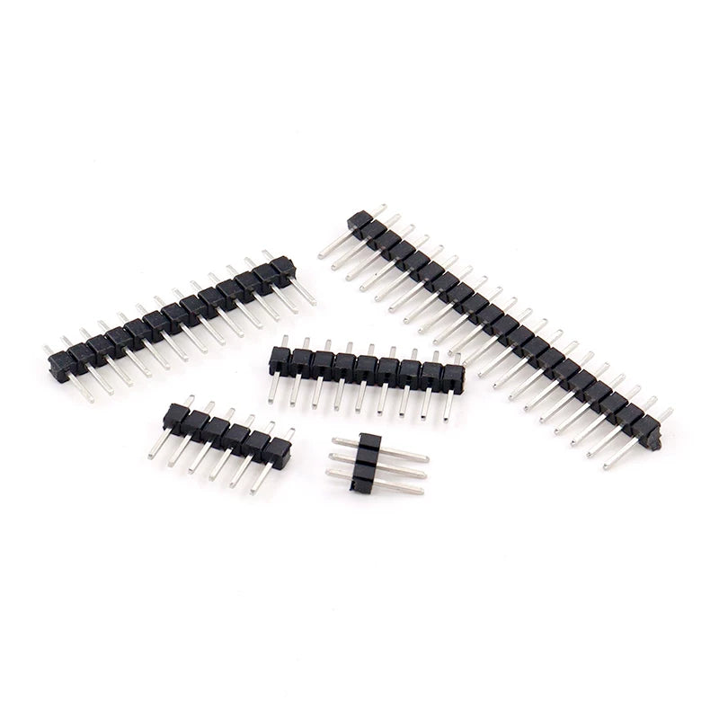 Tək sıra sancaqlar 2.54MM aralıq 1*2/3/4/5/6/7/8/10/12/20/30P mis sancaq başlığı 40P sancaqlar