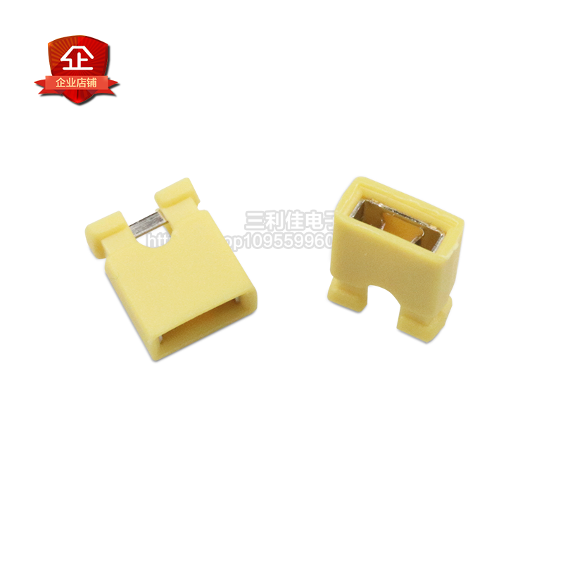 Jumper qapağı 2.54MM açıq tipli qapalı tipli ikitərəfli əlaqə qısaqapanma əlaqə bloku qara qırmızı sarı mavi yaşıl ağ