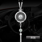 Avtomobil Ətri Avtomobil Asma Metal Qoruyucu Talisman Asma Dekorasiya Yüksək səviyyəli Avtomobil Loqosu Avtomobil Asma Efir Yağı Aromaterapiya Kulonu