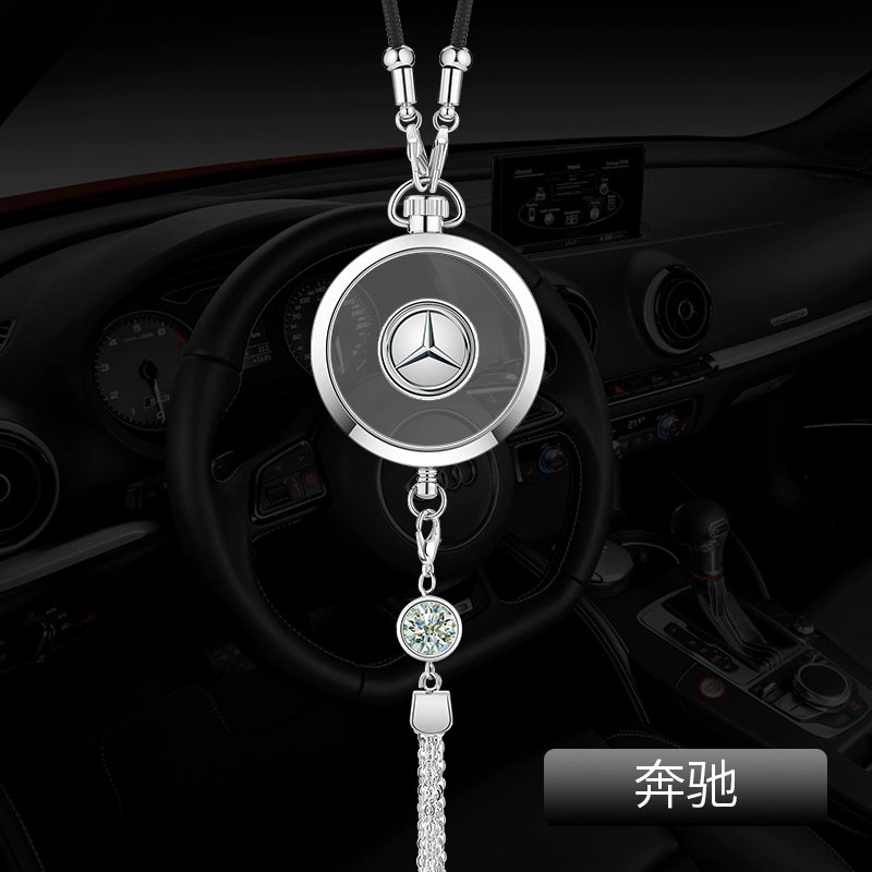 Avtomobil Ətri Avtomobil Asma Metal Qoruyucu Talisman Asma Dekorasiya Yüksək səviyyəli Avtomobil Loqosu Avtomobil Asma Efir Yağı Aromaterapiya Kulonu
