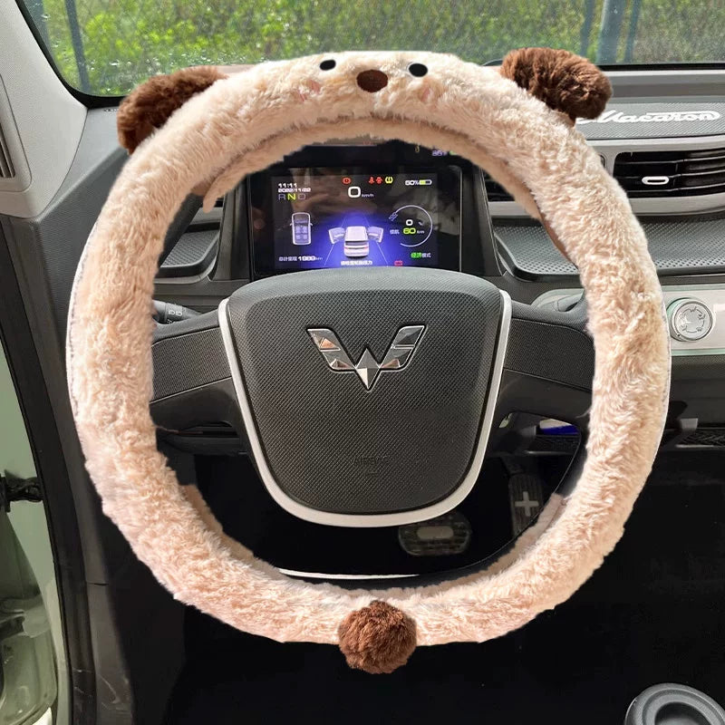 Wuling Mini steering wheel cover, Hongguang Macaron 3rd and 4th generation four-door version, sticky corn, Pentium Pony Bingo S