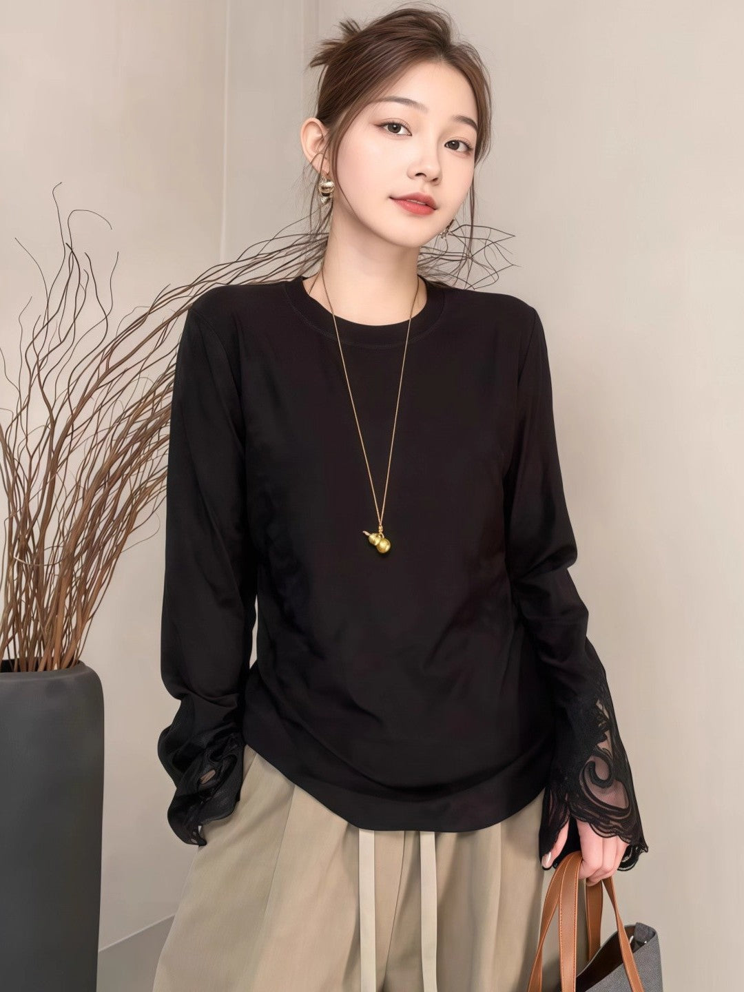 Qadınlar üçün fransız üslubunda 3D jakkard naxışlı dəbli futbolka, yaz üslubunda, böyük ölçüdə, arıqladıcı, boş və şık, bir az kök qızlar üçün uzunqol köynək.