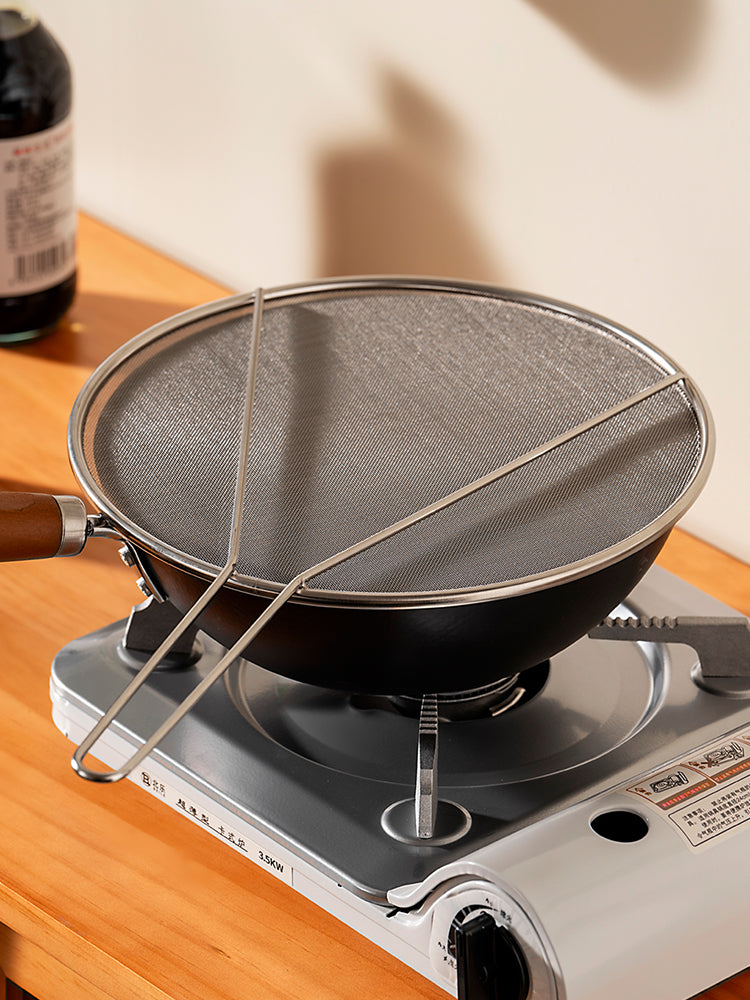 onlycook 304 paslanmayan poladdan yağ sıçramasına qarşı qazan qapağı mətbəx yemək bişirmək və qızartmaq üçün yağın qarşısını alan qapaq