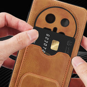 Huawei mate80 mobil telefon qutusu kart sahibi 70pro kartları saxlaya bilər yeni mate60pro kart sahibi ilə düşməyə qarşı MATE50 qoruyucu örtüyü MT40PRO hər şey daxil olmaqla premium hissi kart sahibinin birləşdirilmiş qabığı ilə