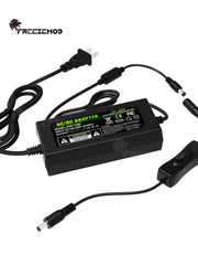 Kompüter su ilə soyudulan xarici enerji təchizatı 220V-dan 12V-dək yüksək gücə malik 5A 3/4pin konnektor açarı su nasosunun su çənini dəstəkləyir