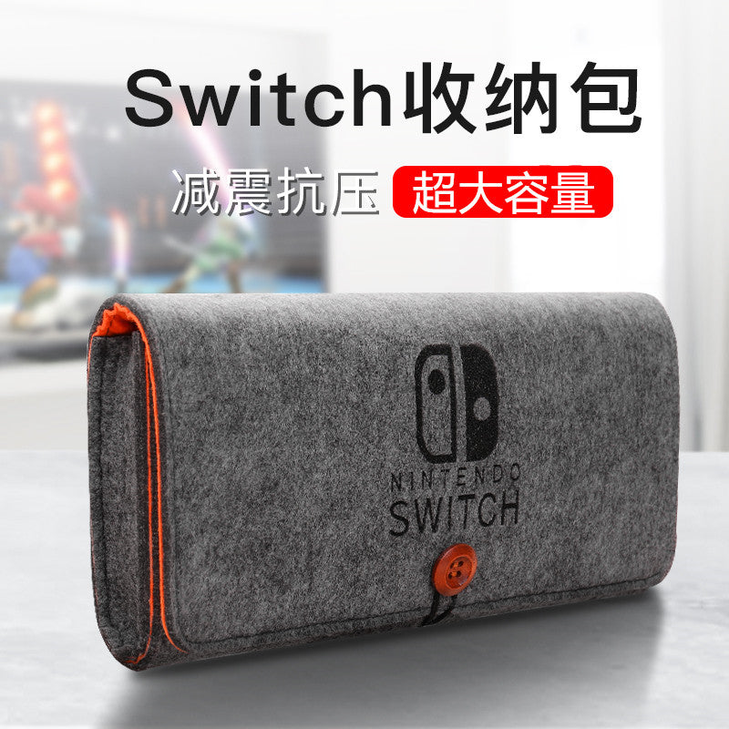 Nintendo keçidi və keçə yumşaq çanta ns2 saxlama çantası əl oyun konsolu tutacaq örtüyü nazik aksesuarlar