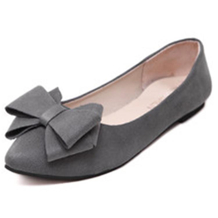 Lady flat shoes Bowknot asudə vaxt üçün qadın ayaqqabısıdır