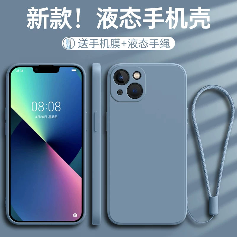 Bu maye silikon korpus yeni iPhone 13 üçün uyğundur və düşmələrə qarşı tam örtük təmin edir. Kişilər və qadınlar üçün nəzərdə tutulub, kəmərlə təchiz olunub və bərkidilmiş şüşə ekran qoruyucusuna malikdir.