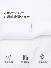 MINISO birdəfəlik yataq dəsti, yorğan örtüyü, yastıq üzü, yorğan örtüyü, otel üçün səyahət vərəqi