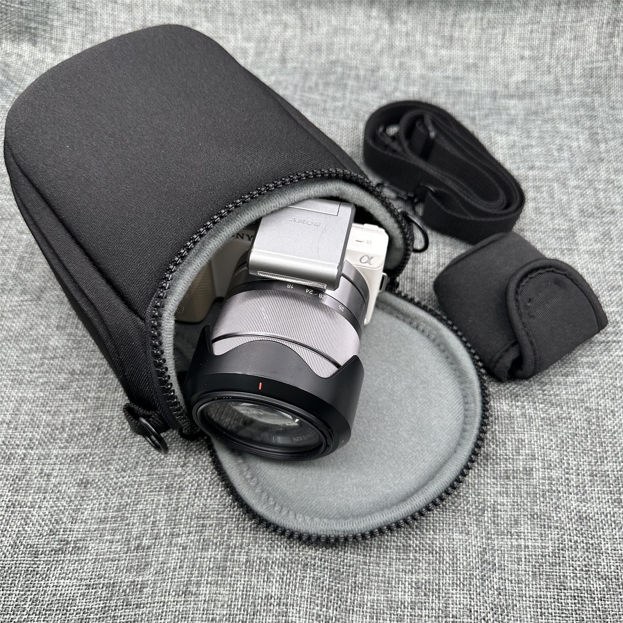 Sony Canon SLR Fuji Micro-Tək Kamera Çantası Qoruyucu Çanta Daxili Çanta Çiyin Portativ Qoruyucu Çanta üçün uyğundur
