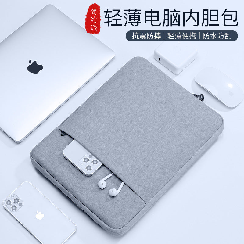 Lenovo Xiaomi Huawei matebook14 Apple macbook air13.3 Xiaoxin pro13 kompüter çantası qadın çantası M2 qoruyucu örtük 15.6 düymlük kişi çantası