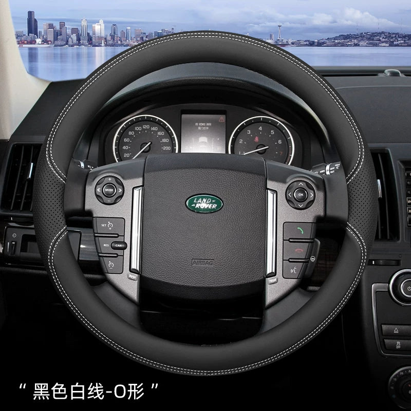 Land Rover steering wheel cover - ultra thin - for Defender, Discovery 4, 5, Pro Sport, Evoque L, Range Rover Velar Sport and other special car steering wheels.