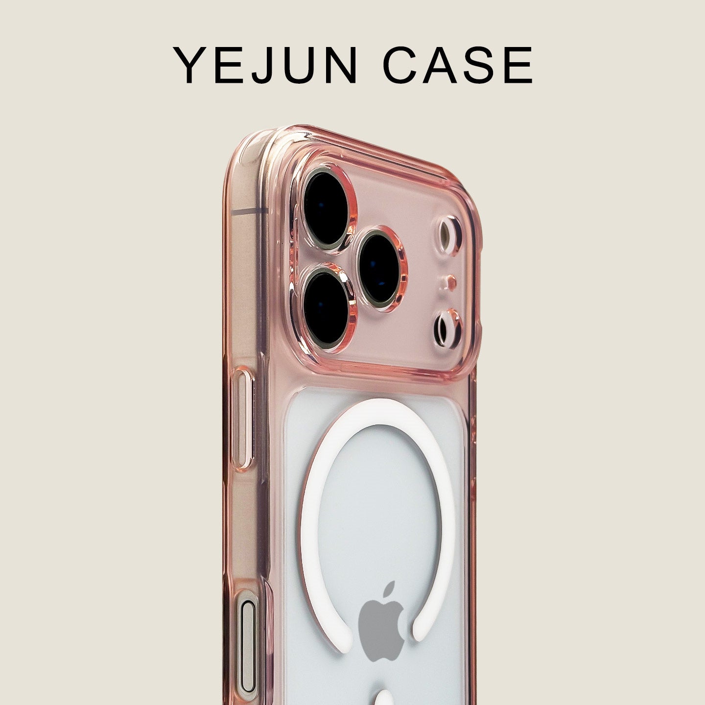 Yejun Apple 17 mobil telefon qutusu üçün uyğundur ağ aurora yüksək şəffaflıq iphone17promax maqnit akril 16pro incə dəlik 15 İnternet ünlü nişanı 14 moda brend 13 lüks moda kişi və qadınlar Hava