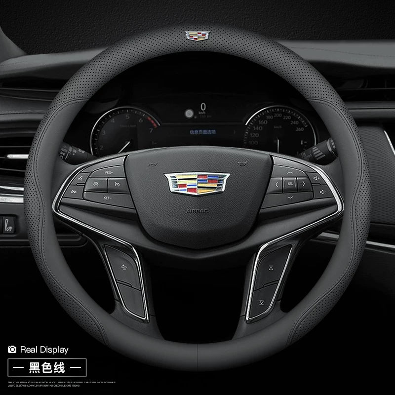 Cadillac sükan örtüyü, orijinal dəri, IQ, Ryoma, XTS, ATS/SLS/SRX/CTS, ultra nazik model.